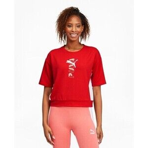 Puma Y2K  Sports Women’s Sweater T-Shirt SZ L